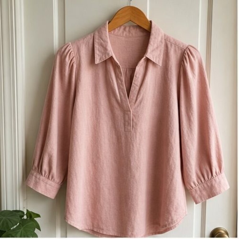 Blush Puff Sleeve Top